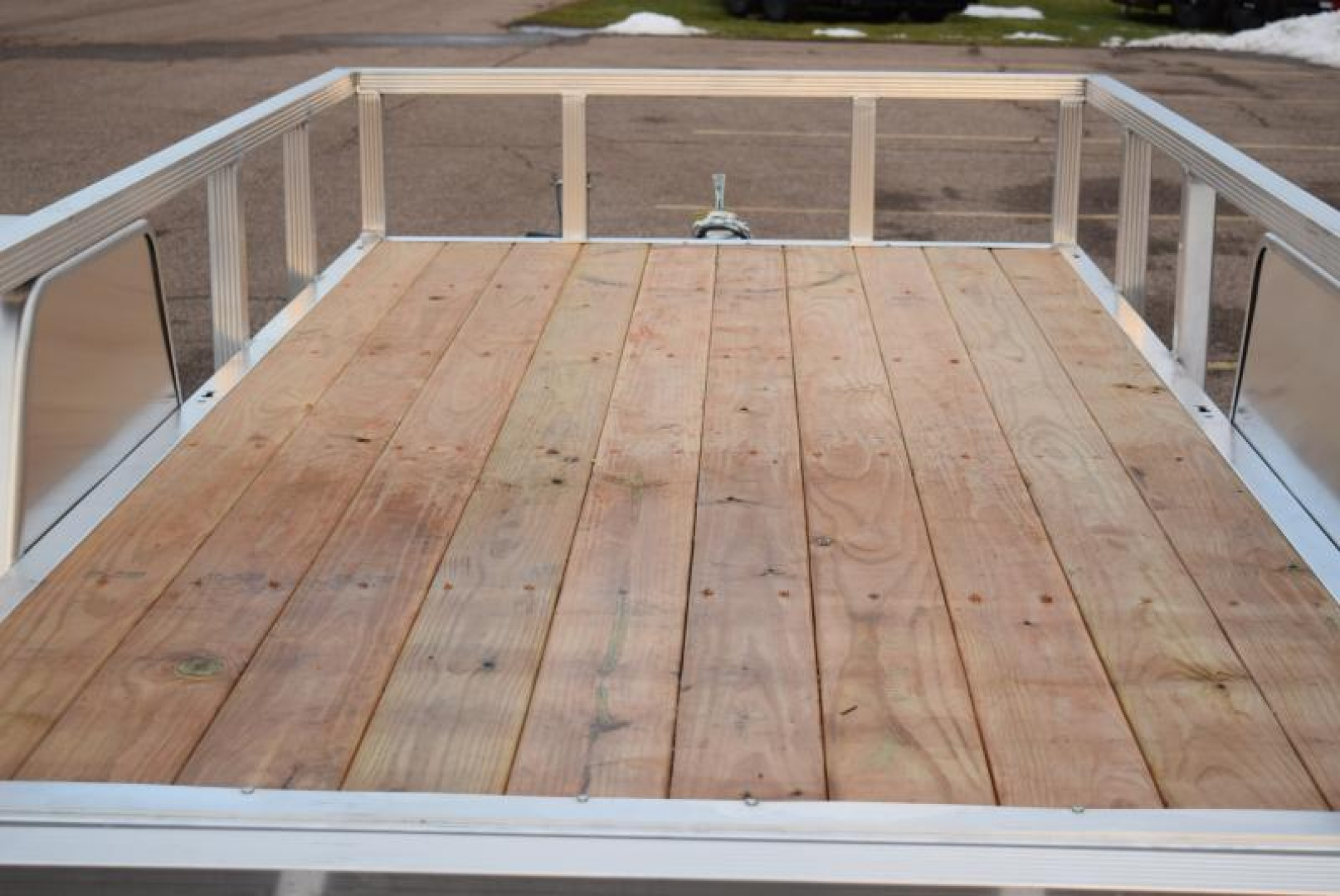 New SPORT HAVEN 5x10 OPEN UTILITY TRAILER w/ BI-FOLD RAMP GATE