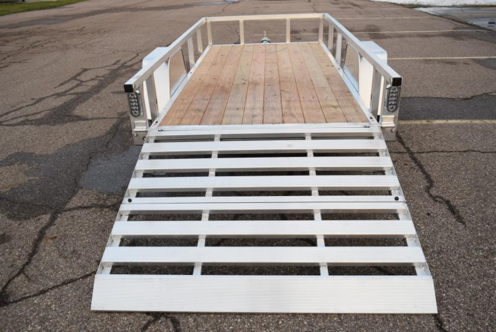 New SPORT HAVEN 5x10 OPEN UTILITY TRAILER w/ BI-FOLD RAMP GATE