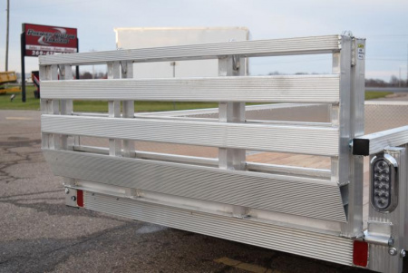 New SPORT HAVEN 5x10 OPEN UTILITY TRAILER w/ BI-FOLD RAMP GATE & ATP SIDES