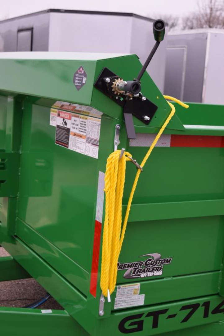 New GRIFFIN 7 x 14 14K LOW PRO DUMP TRAILER