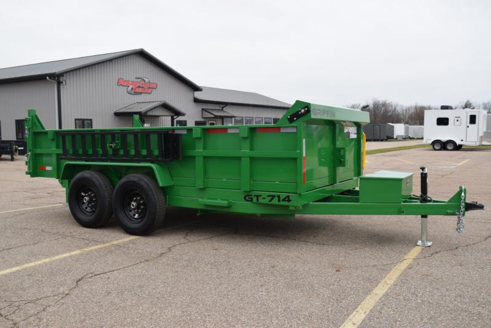 New GRIFFIN 7 x 14 14K LOW PRO DUMP TRAILER