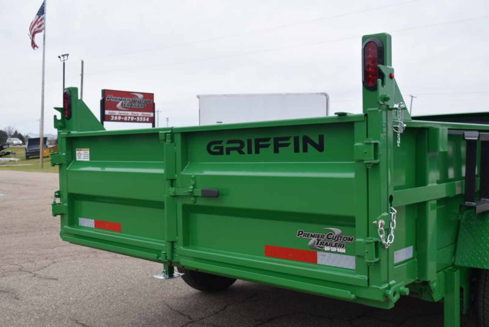 New GRIFFIN 7 x 14 14K LOW PRO DUMP TRAILER