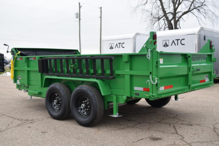 New GRIFFIN 7 x 14 14K LOW PRO DUMP TRAILER