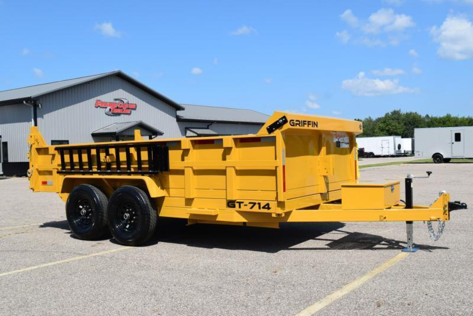 New GRIFFIN 7 x 14 14K LOW PRO DUMP TRAILER