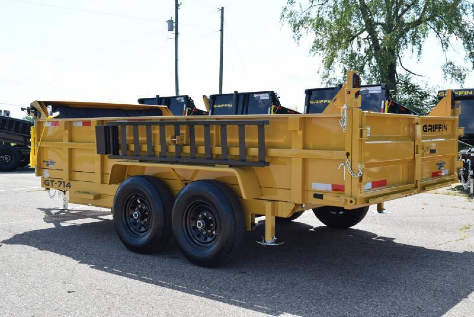 New GRIFFIN 7 x 14 14K LOW PRO DUMP TRAILER