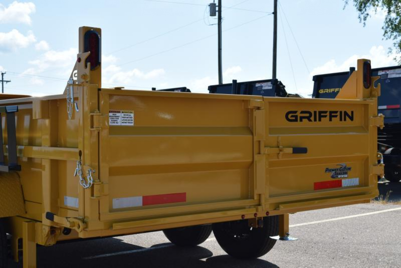 New GRIFFIN 7 x 14 14K LOW PRO DUMP TRAILER