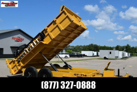 New GRIFFIN 7 x 14 14K LOW PRO DUMP TRAILER