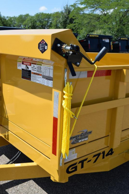 New GRIFFIN 7 x 14 14K LOW PRO DUMP TRAILER