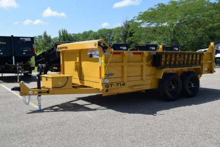 New GRIFFIN 7 x 14 14K LOW PRO DUMP TRAILER