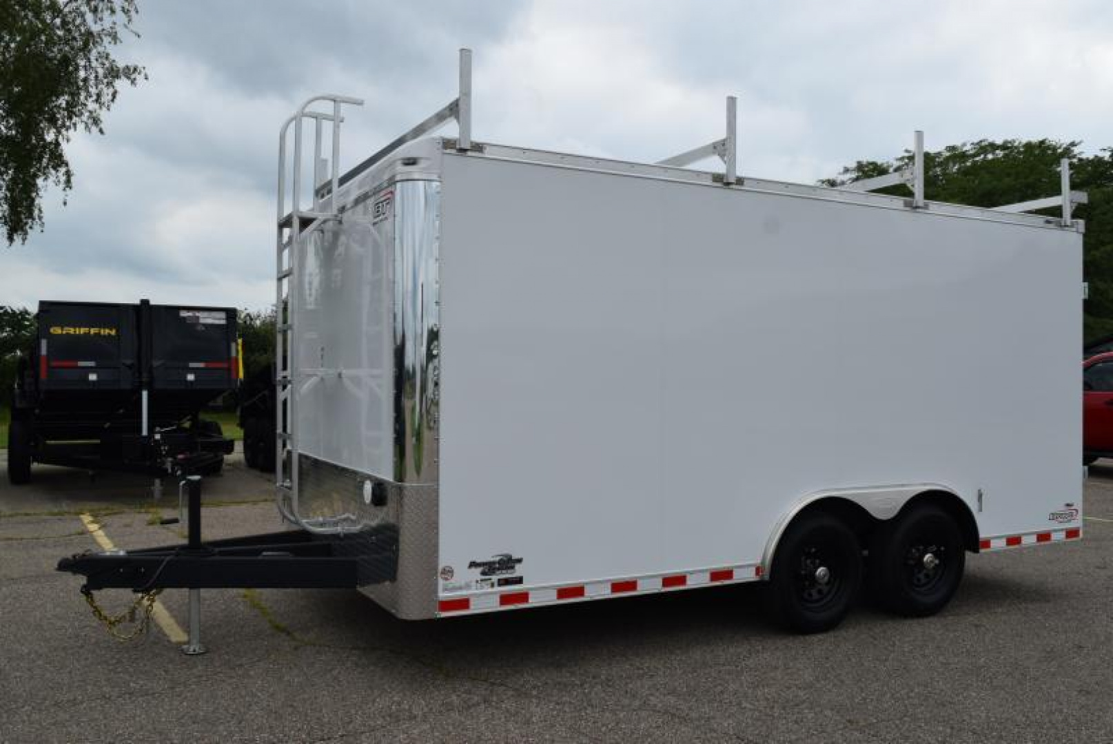 New BRAVO STAR 8.5x16 PRO SERIES CONTRACTOR TRAILER w/ REAR DOUBLE DOORS