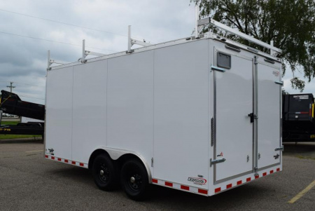 New BRAVO STAR 8.5x16 PRO SERIES CONTRACTOR TRAILER w/ REAR DOUBLE DOORS