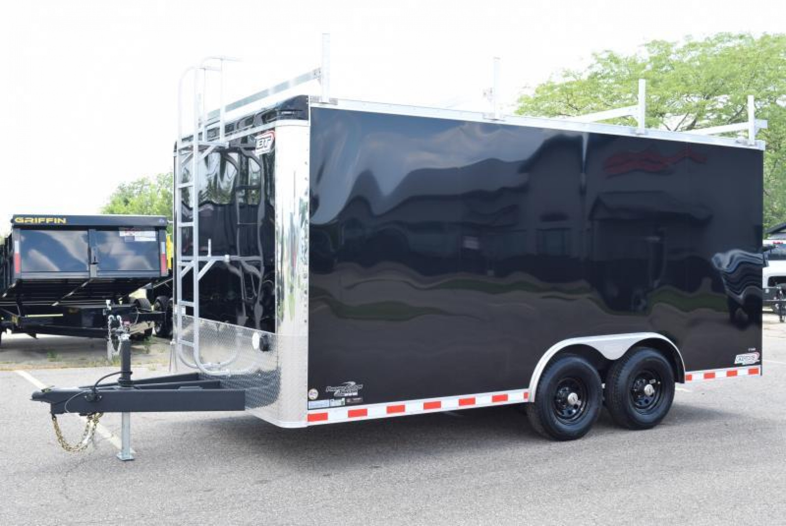 New BRAVO STAR 8.5x16 PRO SERIES CONTRACTOR TRAILER w/ REAR RAMP DOOR