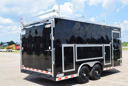 New BRAVO STAR 8.5x16 PRO SERIES CONTRACTOR TRAILER w/ REAR RAMP DOOR