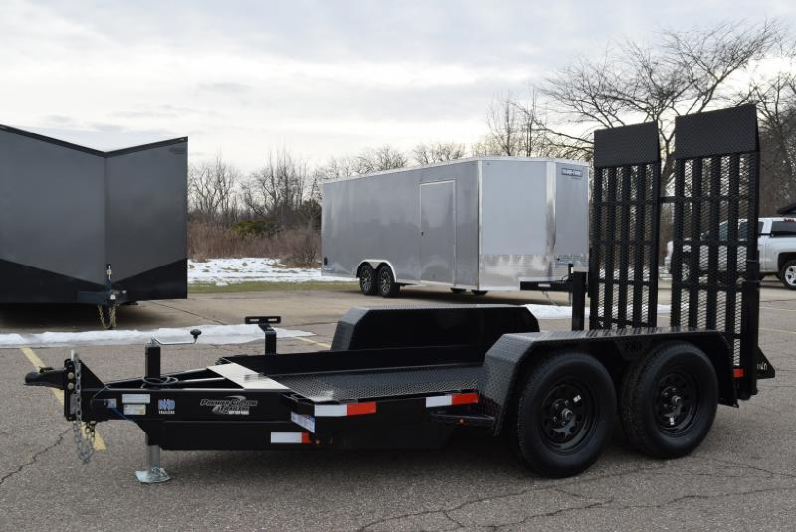 New BND 5x10 SCISSOR LIFT TRAILER w/ 3500LB AXLES