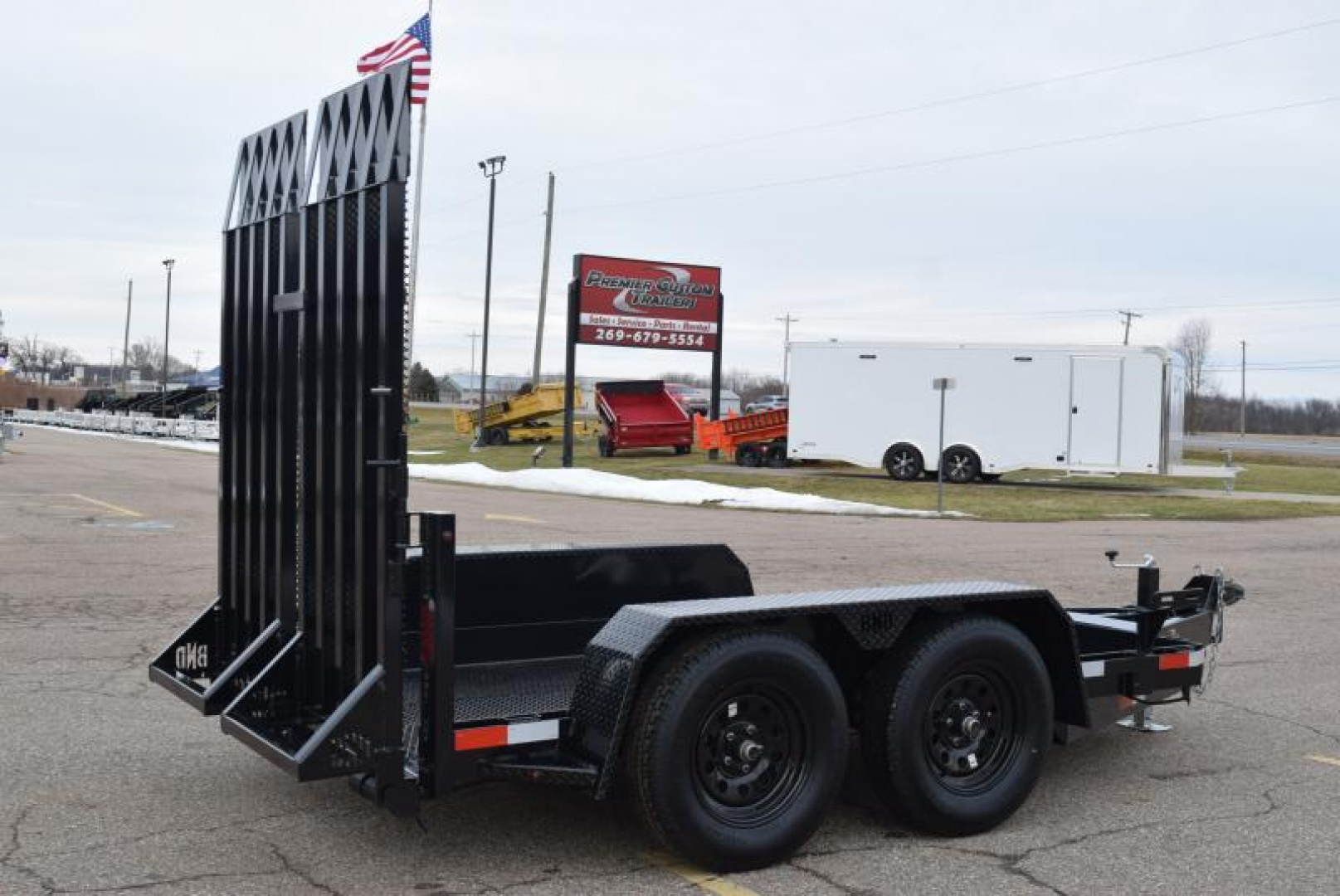 New BND 5x10 SCISSOR LIFT TRAILER w/ 3500LB AXLES