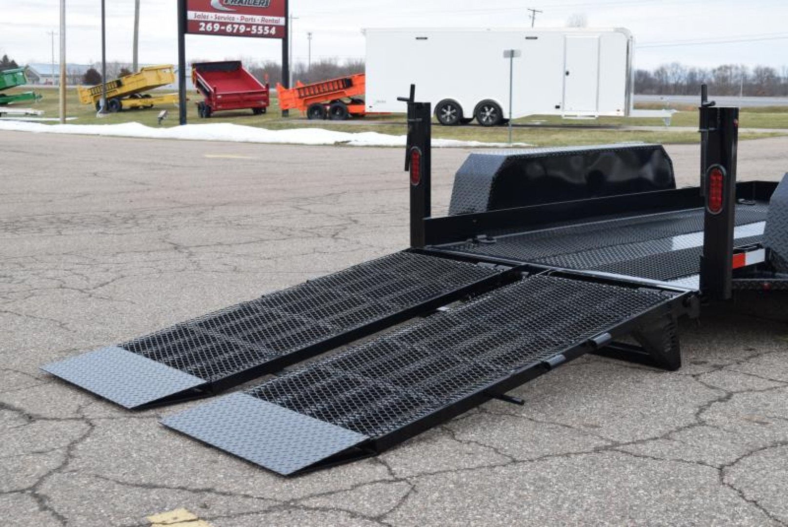 New BND 5x10 SCISSOR LIFT TRAILER w/ 3500LB AXLES