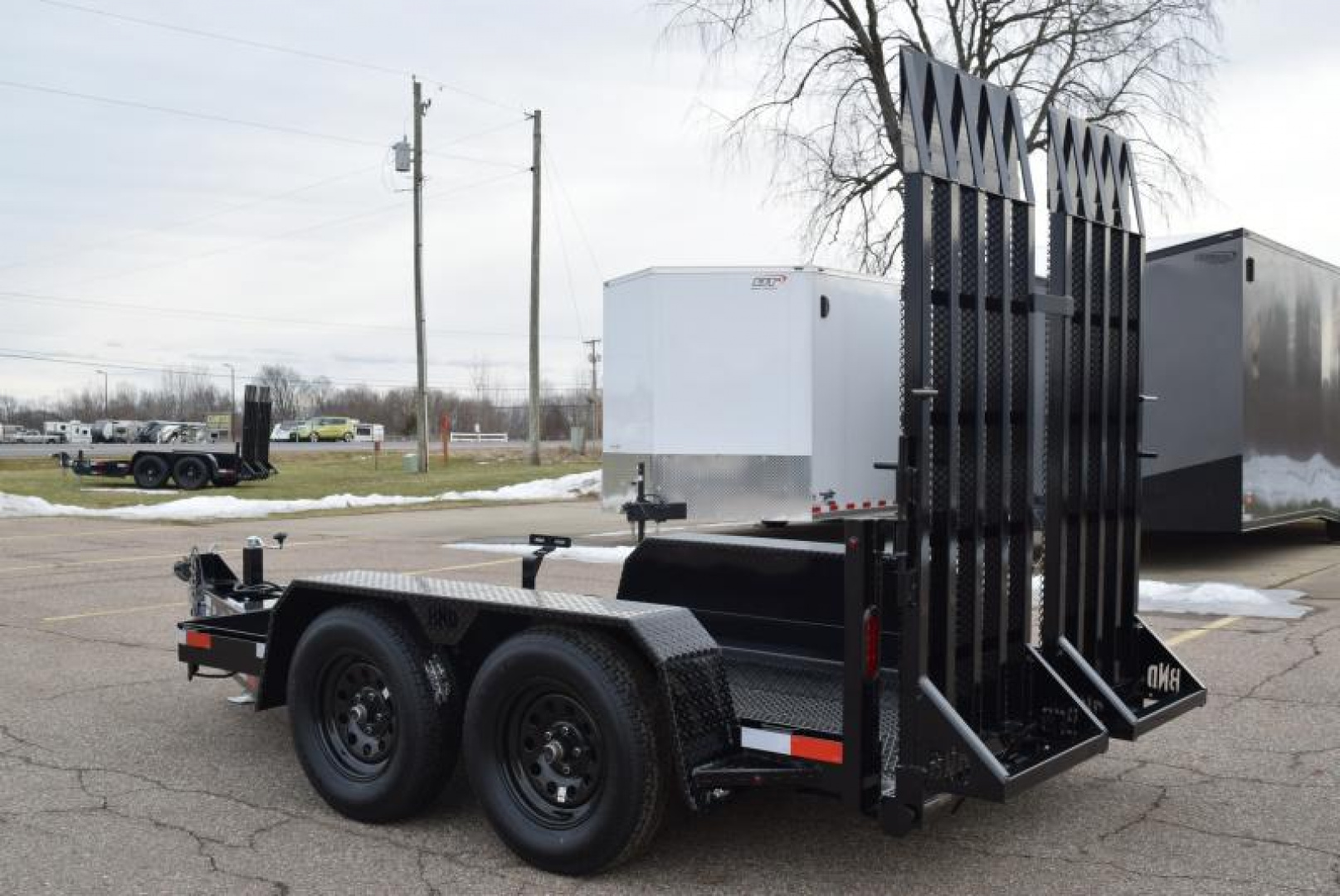 New BND 5x10 SCISSOR LIFT TRAILER w/ 3500LB AXLES