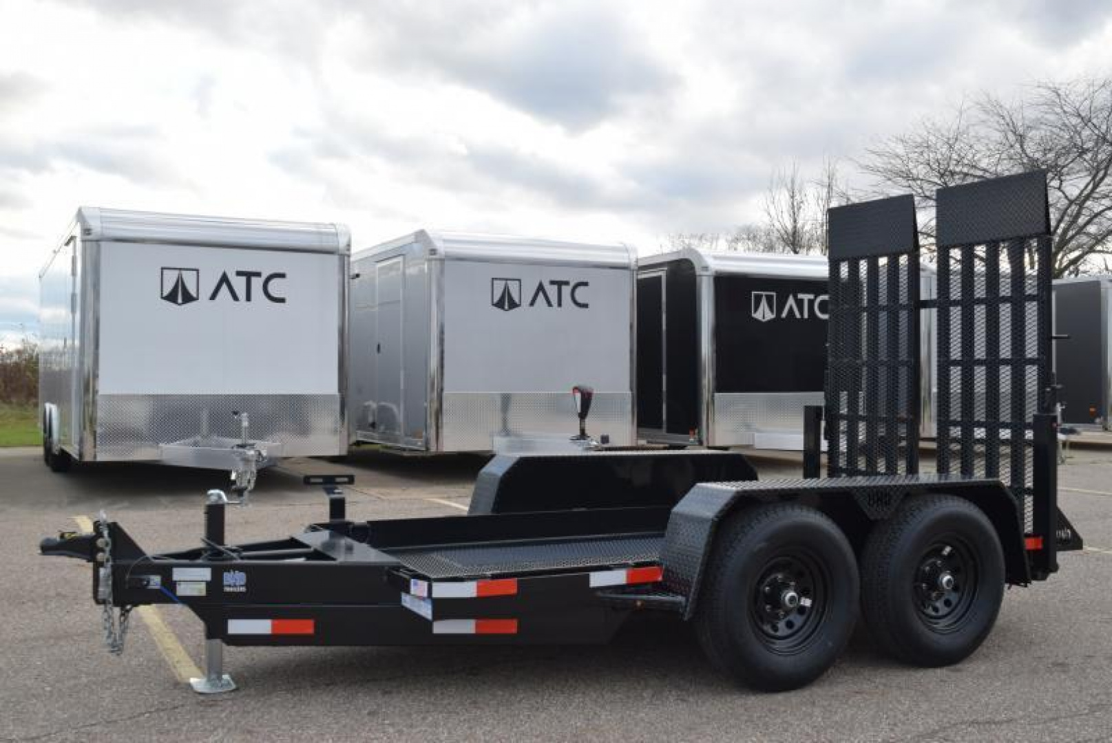 New BND 5x10 SCISSOR LIFT TRAILER w/ 5200LB AXLES