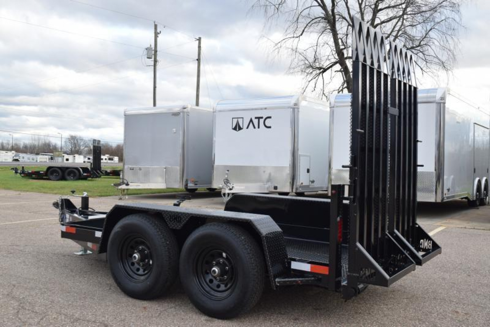 New BND 5x10 SCISSOR LIFT TRAILER w/ 5200LB AXLES