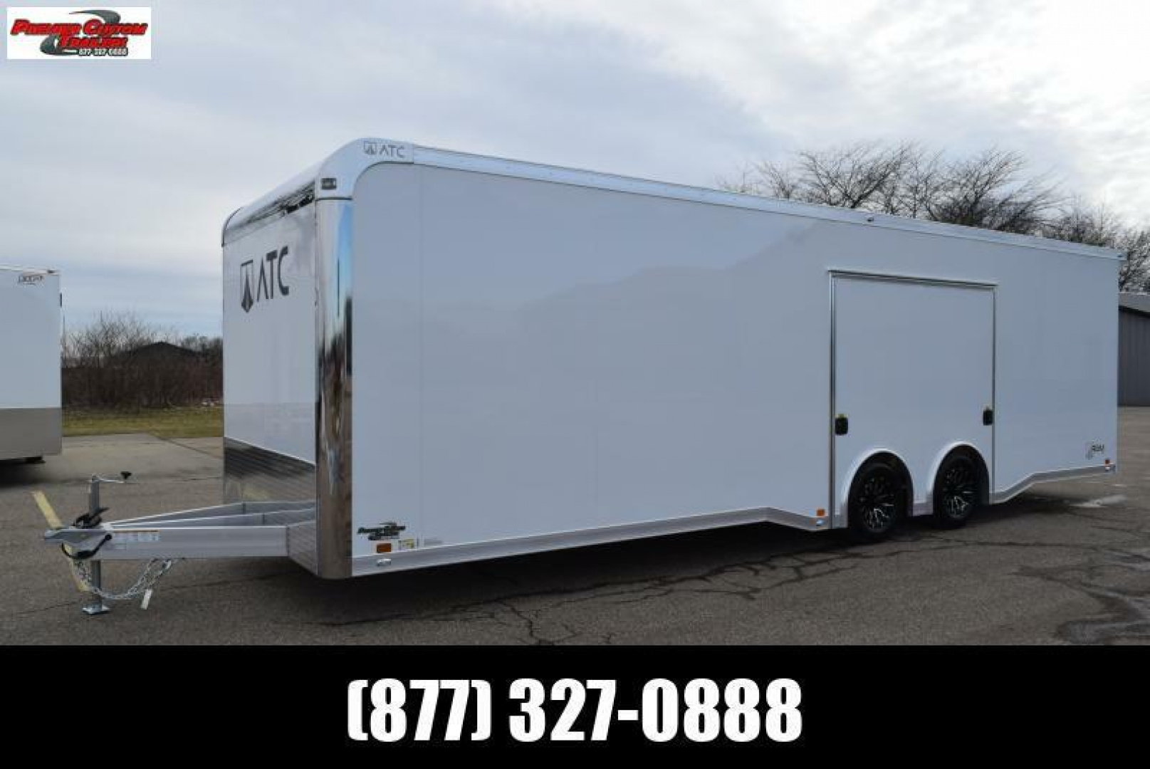 New ATC 8.5x28' ROM 400 CAR HAULER w/ PREMIUM ESCAPE DOOR