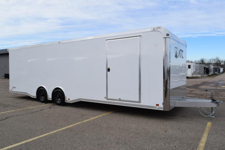 New ATC 8.5x28' ROM 400 CAR HAULER w/ PREMIUM ESCAPE DOOR