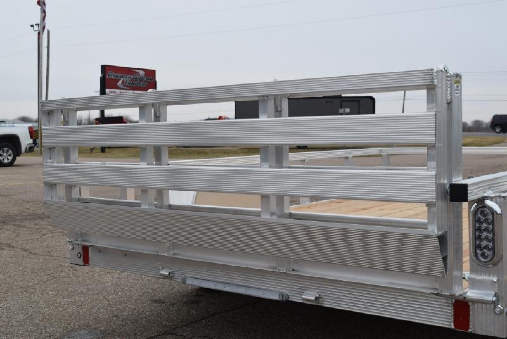 New SPORT HAVEN 6x10 OPEN UTILITY TRAILER w/ BI-FOLD RAMP GATE