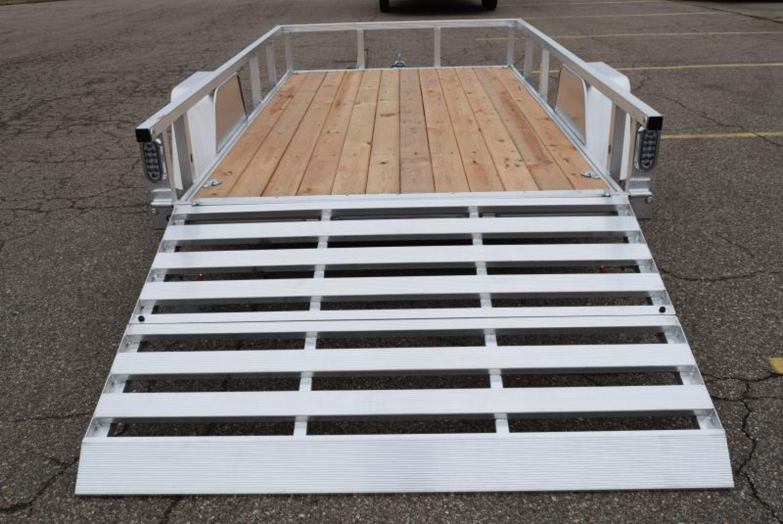 New SPORT HAVEN 6x10 OPEN UTILITY TRAILER w/ BI-FOLD RAMP GATE