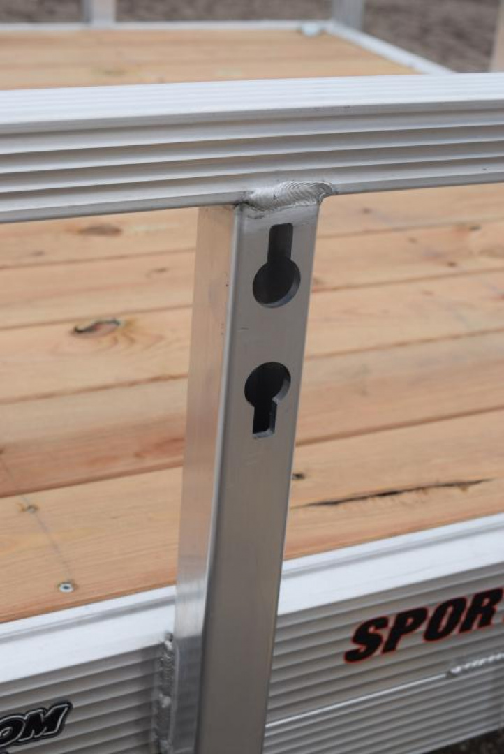 New SPORT HAVEN 6x10 OPEN UTILITY TRAILER w/ BI-FOLD RAMP GATE