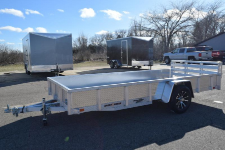New SPORT HAVEN 6x14 DELUXE SERIES UTILITY TRAILER w/ ATP SIDES AND BI-FOLD RAMP GATE