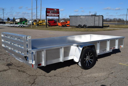 New SPORT HAVEN 6x14 DELUXE SERIES UTILITY TRAILER w/ ATP SIDES AND BI-FOLD RAMP GATE