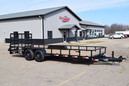 New BND 7x20 LANDSCAPE UTILITY TRAILER w/ 5200LB AXLES AND HD REAR RAMP GATE