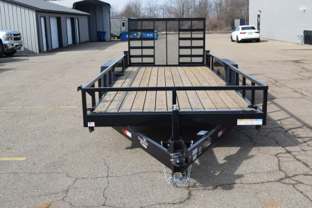 New BND 7x20 LANDSCAPE UTILITY TRAILER w/ 5200LB AXLES AND HD REAR RAMP GATE