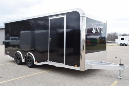 New ATC 8.5x20' ROM 400 CAR HAULER w/ PREMIUM ESCAPE DOOR