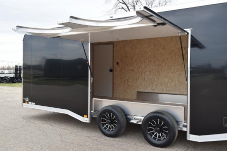 New ATC 8.5x20' ROM 400 CAR HAULER w/ PREMIUM ESCAPE DOOR