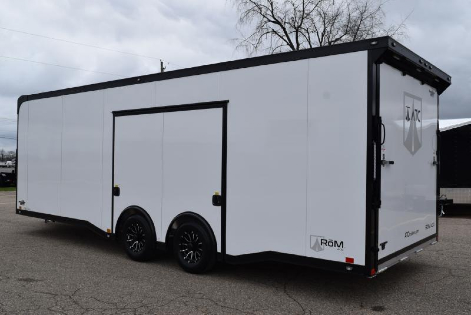 New ATC 8.5x24' ROM 400 CAR HAULER *PLUS PACKAGE* w/ PREMIUM ESCAPE DOOR