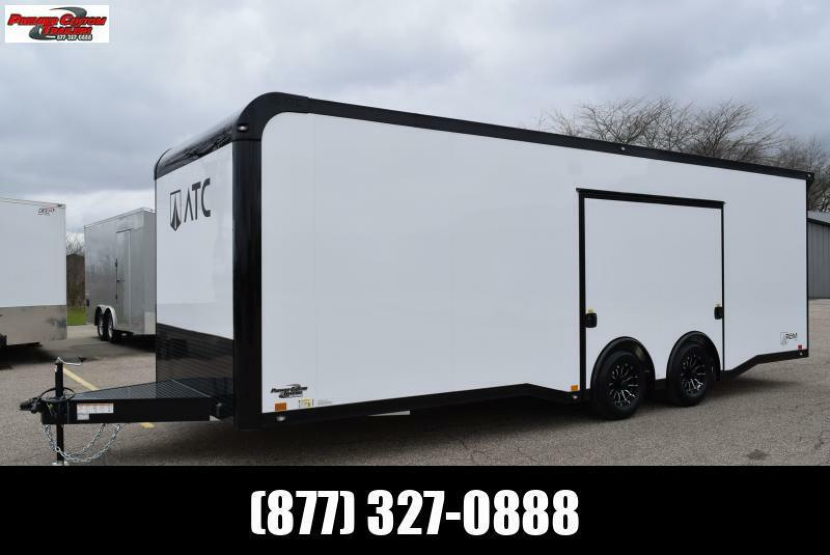 New ATC 8.5x24' ROM 400 CAR HAULER *PLUS PACKAGE* w/ PREMIUM ESCAPE DOOR