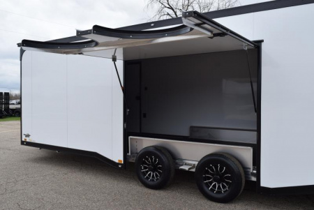 New ATC 8.5x24' ROM 400 CAR HAULER *PLUS PACKAGE* w/ PREMIUM ESCAPE DOOR