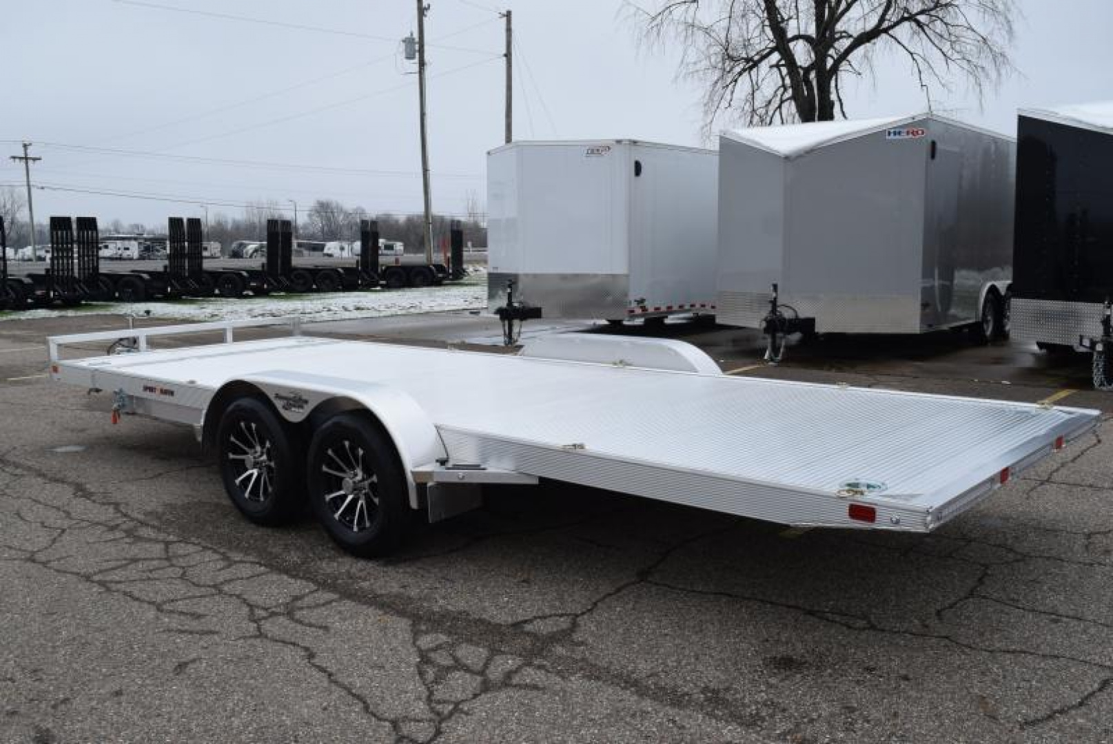 New SPORT HAVEN 20' PREMIUM TILT BED CAR HAULER - 7K GVWR