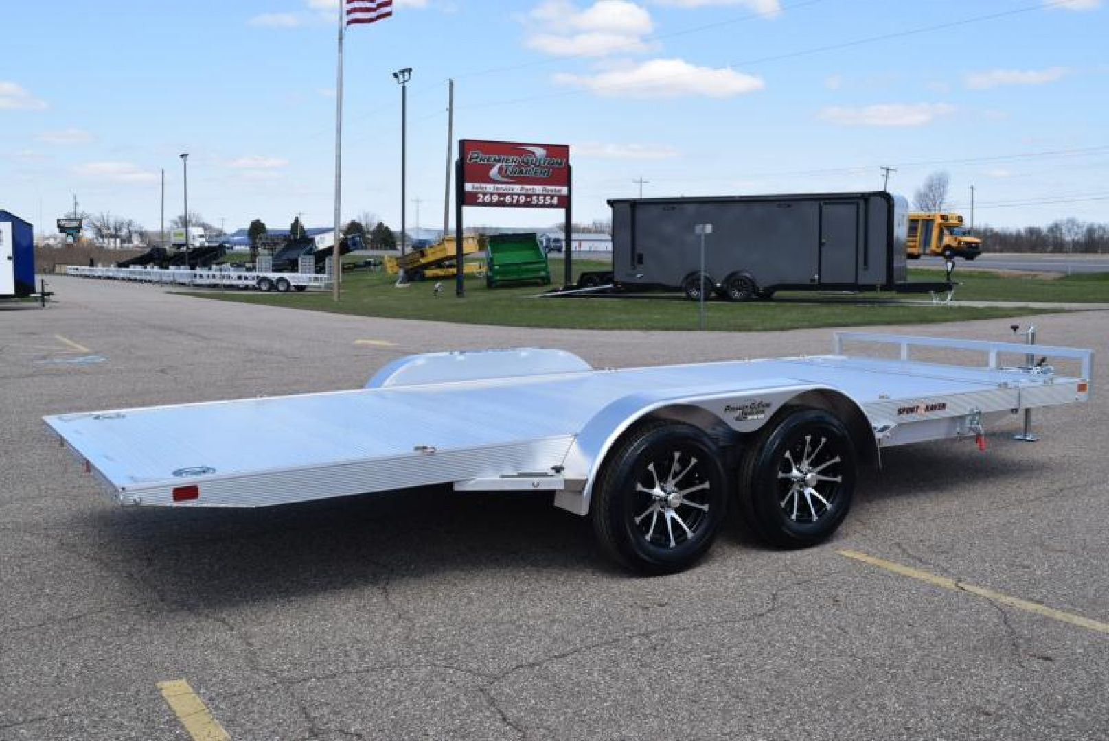 New SPORT HAVEN 18' PREMIUM TILT BED CAR HAULER - 7K GVWR