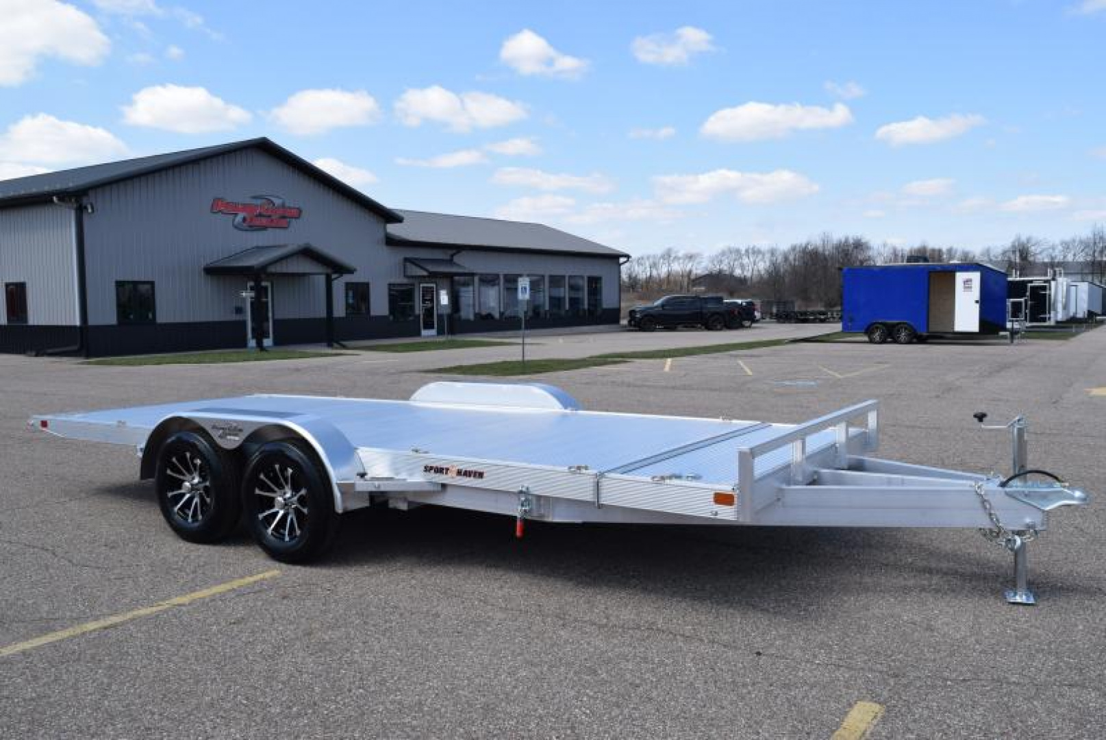 New SPORT HAVEN 18' PREMIUM TILT BED CAR HAULER - 7K GVWR