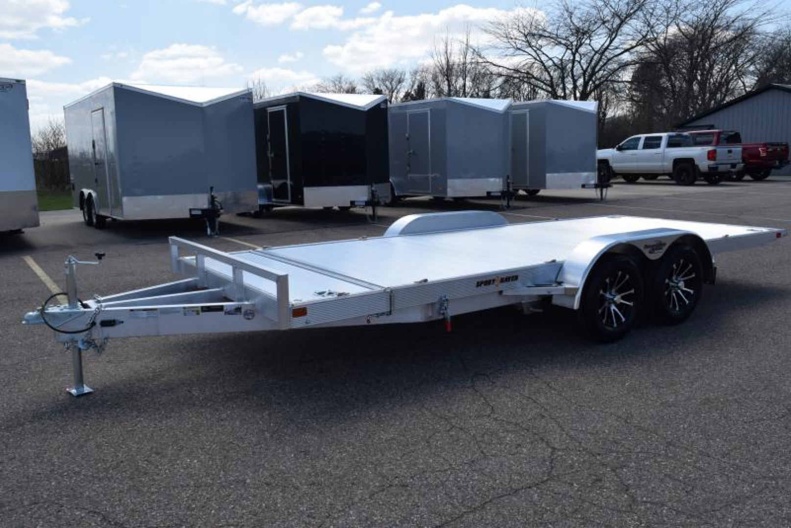 New SPORT HAVEN 18' PREMIUM TILT BED CAR HAULER - 7K GVWR