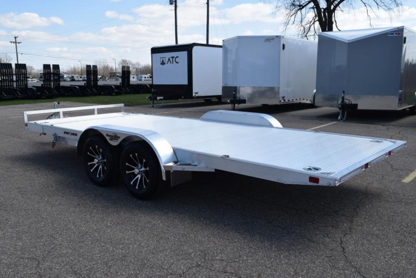New SPORT HAVEN 18' PREMIUM TILT BED CAR HAULER - 7K GVWR
