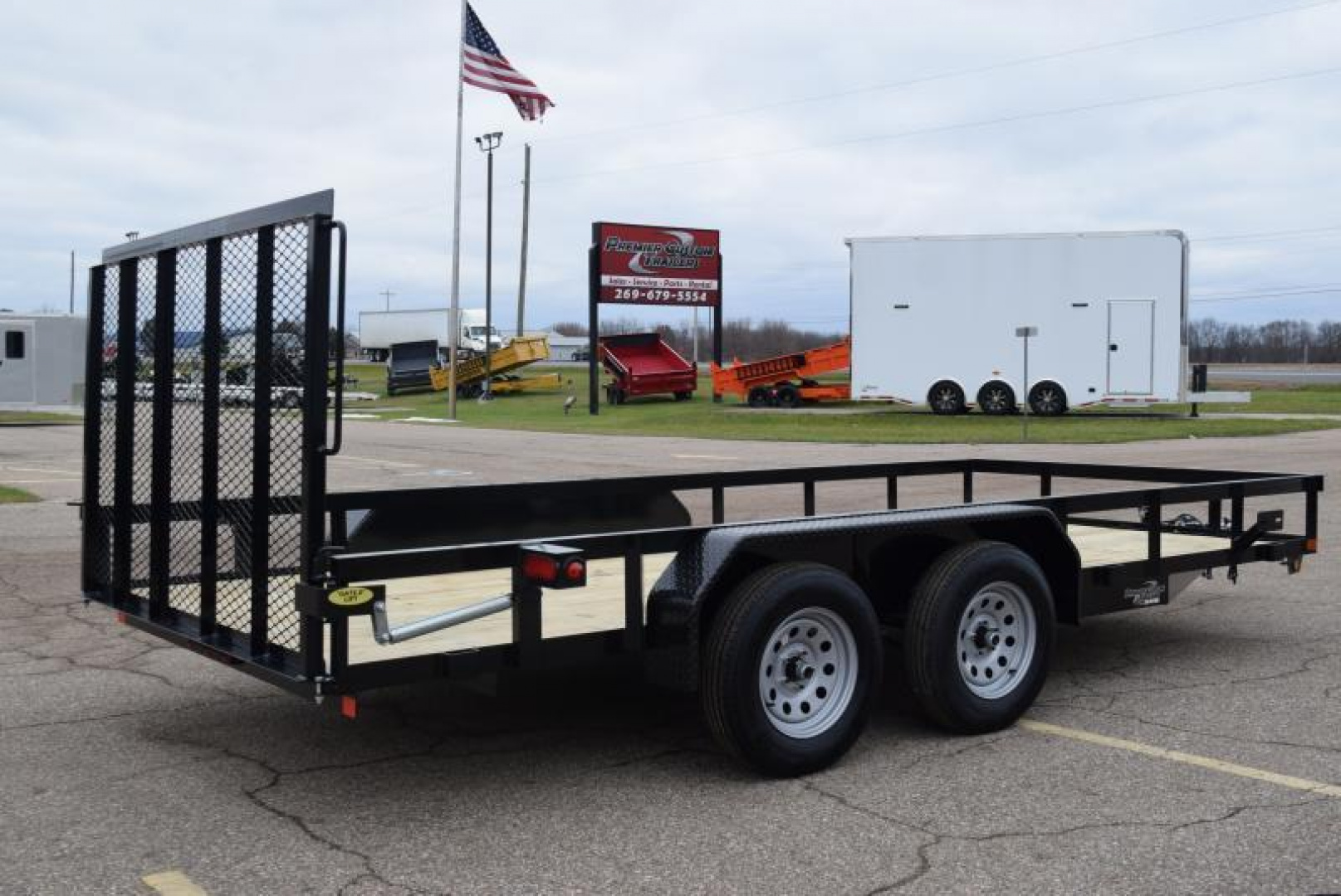 New GATORMADE 82"X16' OPEN LANDSCAPE TRAILER