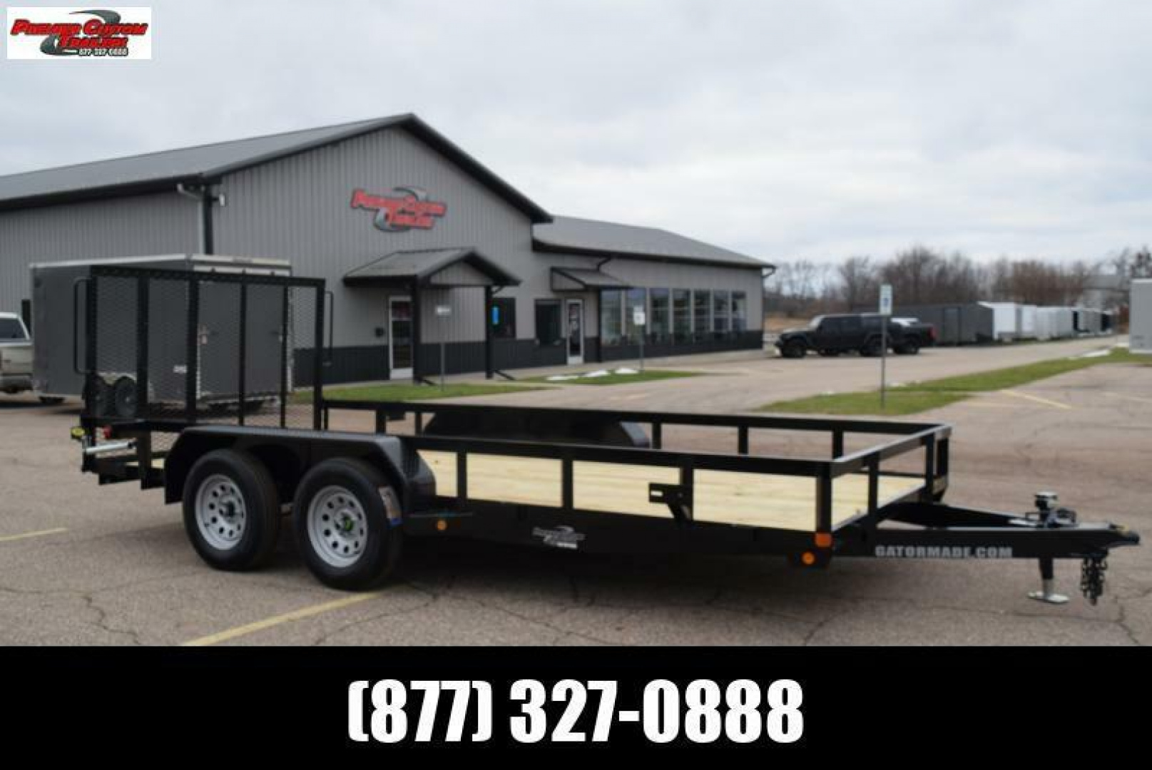 New GATORMADE 82"X16' OPEN LANDSCAPE TRAILER