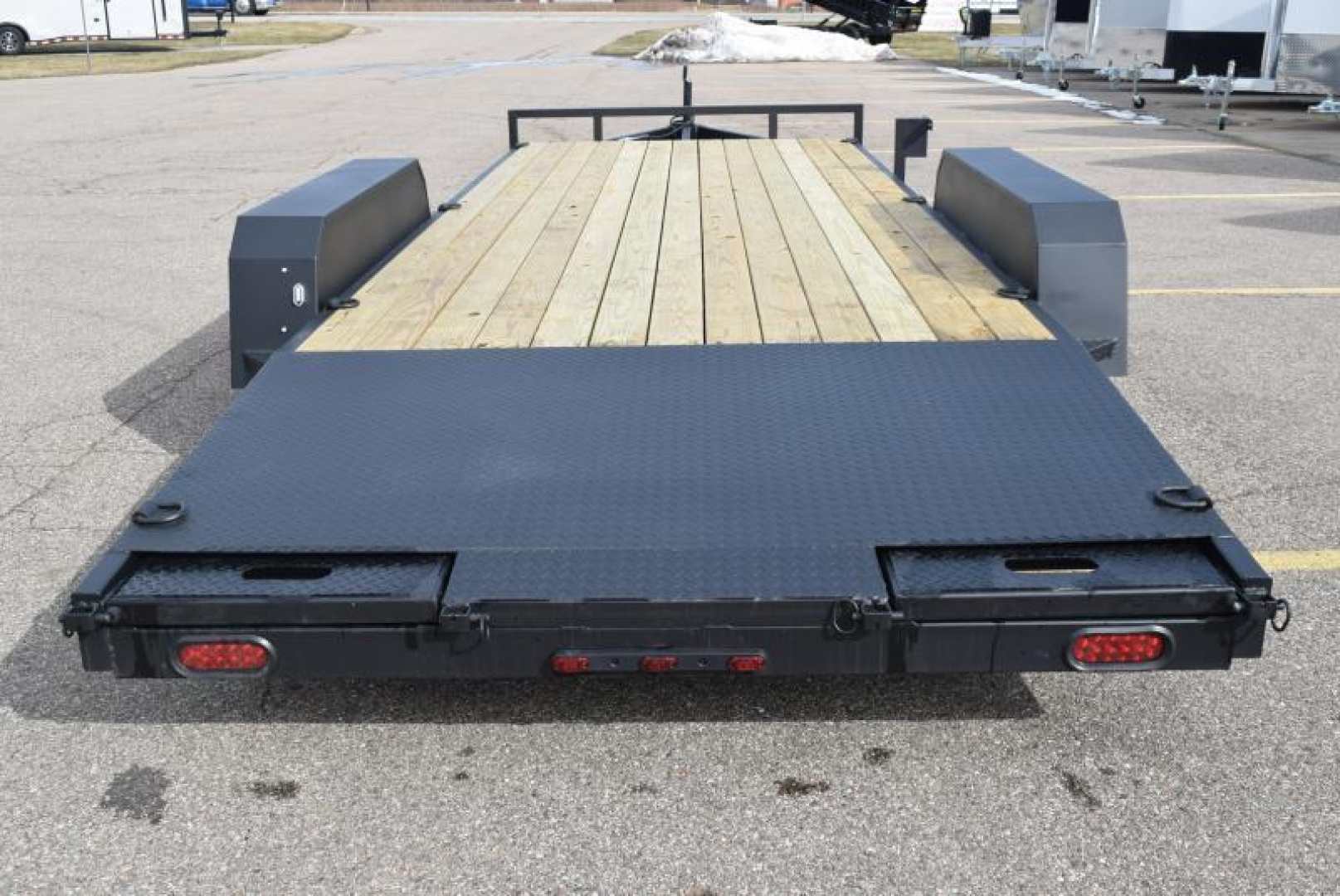 New BND 20' EZ LOAD CAR HAULER w/ 5200# AXLES
