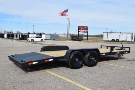 New BND 20' EZ LOAD CAR HAULER w/ 5200# AXLES