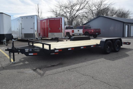 New BND 20' EZ LOAD CAR HAULER w/ 5200# AXLES