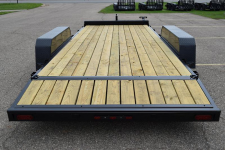 New BND 18' OPEN CAR HAULER w/ 3500# AXLES