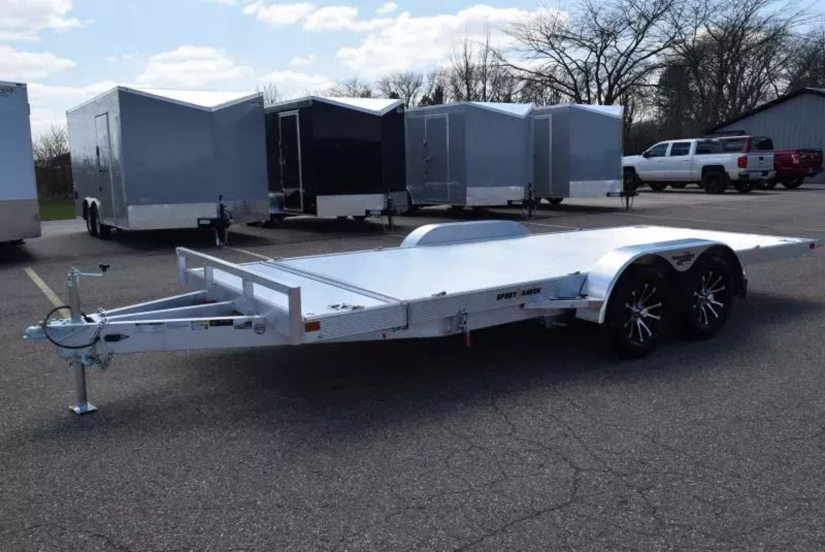 New SPORT HAVEN 18' PREMIUM TILT BED CAR HAULER - 7K GVWR