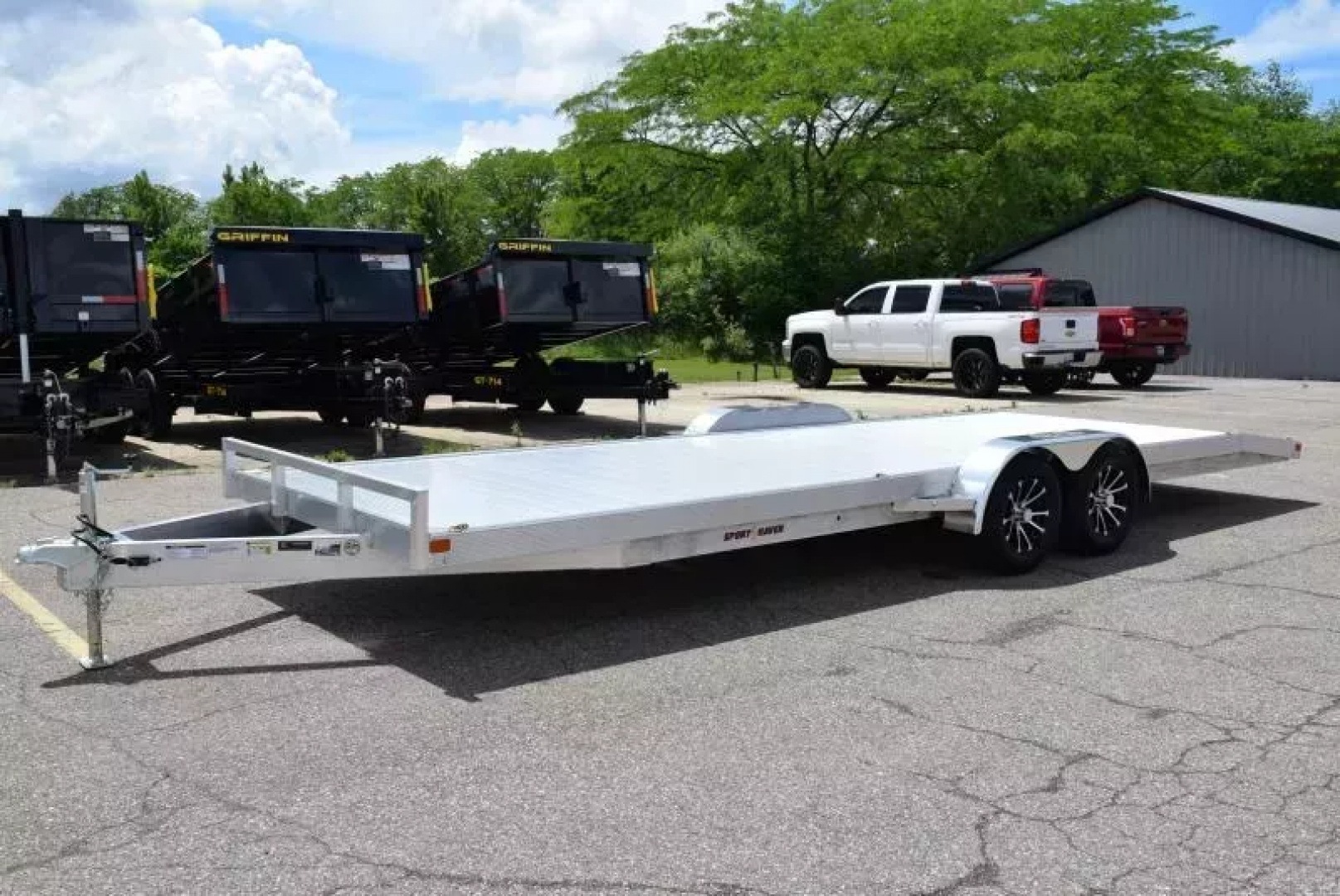 New SPORT HAVEN 24' PREMIUM SERIES ALUMINUM OPEN CAR HAULER - 7K GVWR